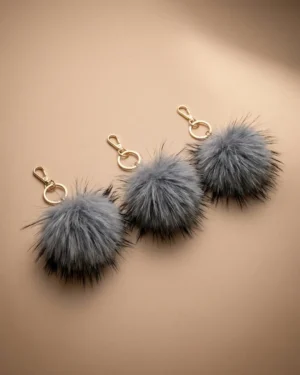 Charm de Piel Noah Gris y Negro